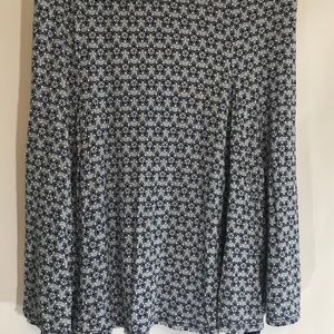 Max studios knit skater full a line skirt